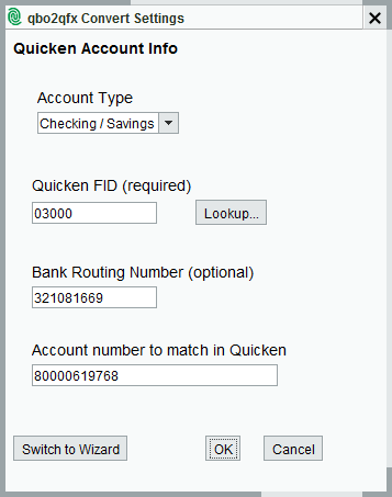 quicken for mac to gnucash file converter