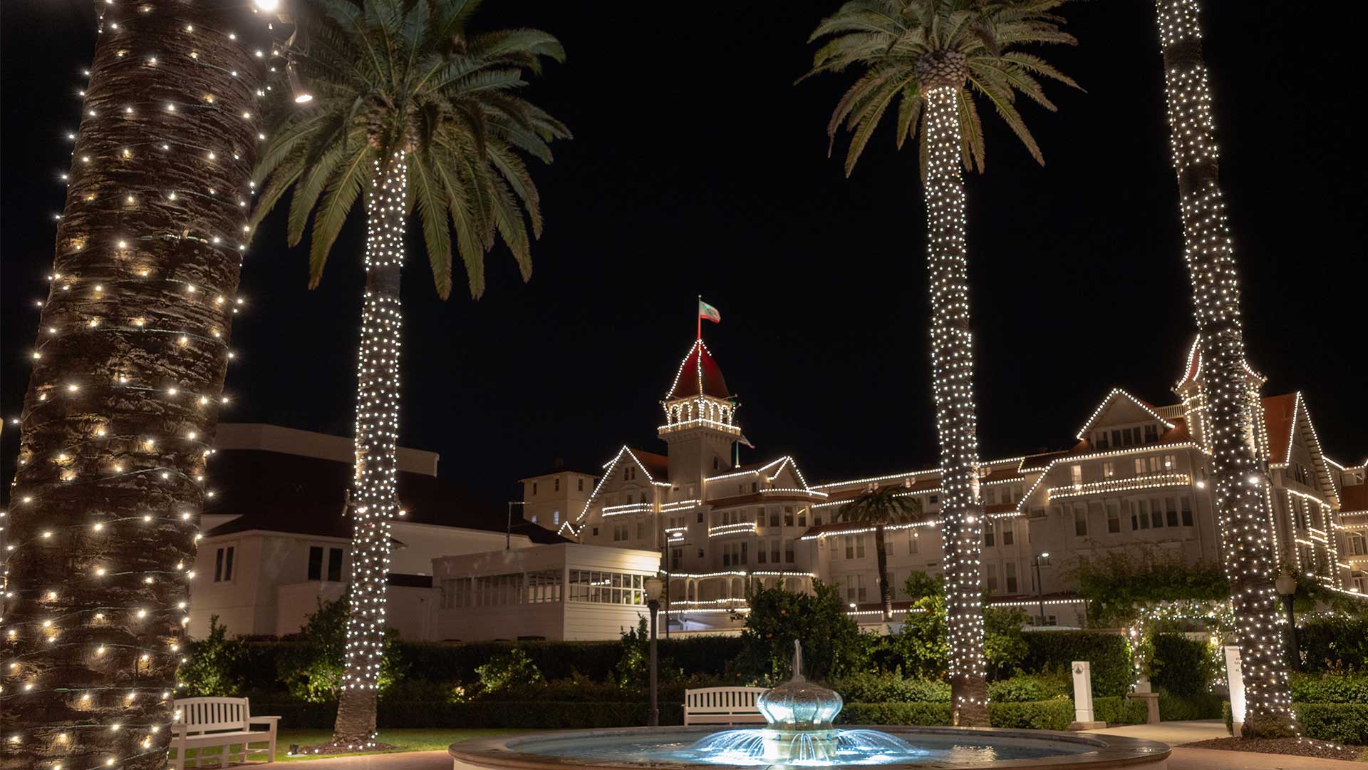 Hotel Del Coronado at Night